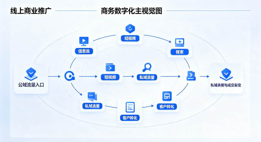 长子县线上商业推广怎么做？全域流量闭环搭建与低成本转化实战指南